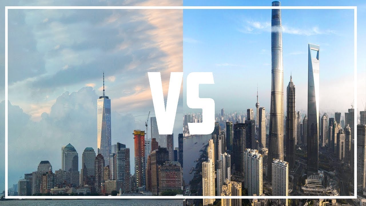 纽约和上海，城市天际线的比较